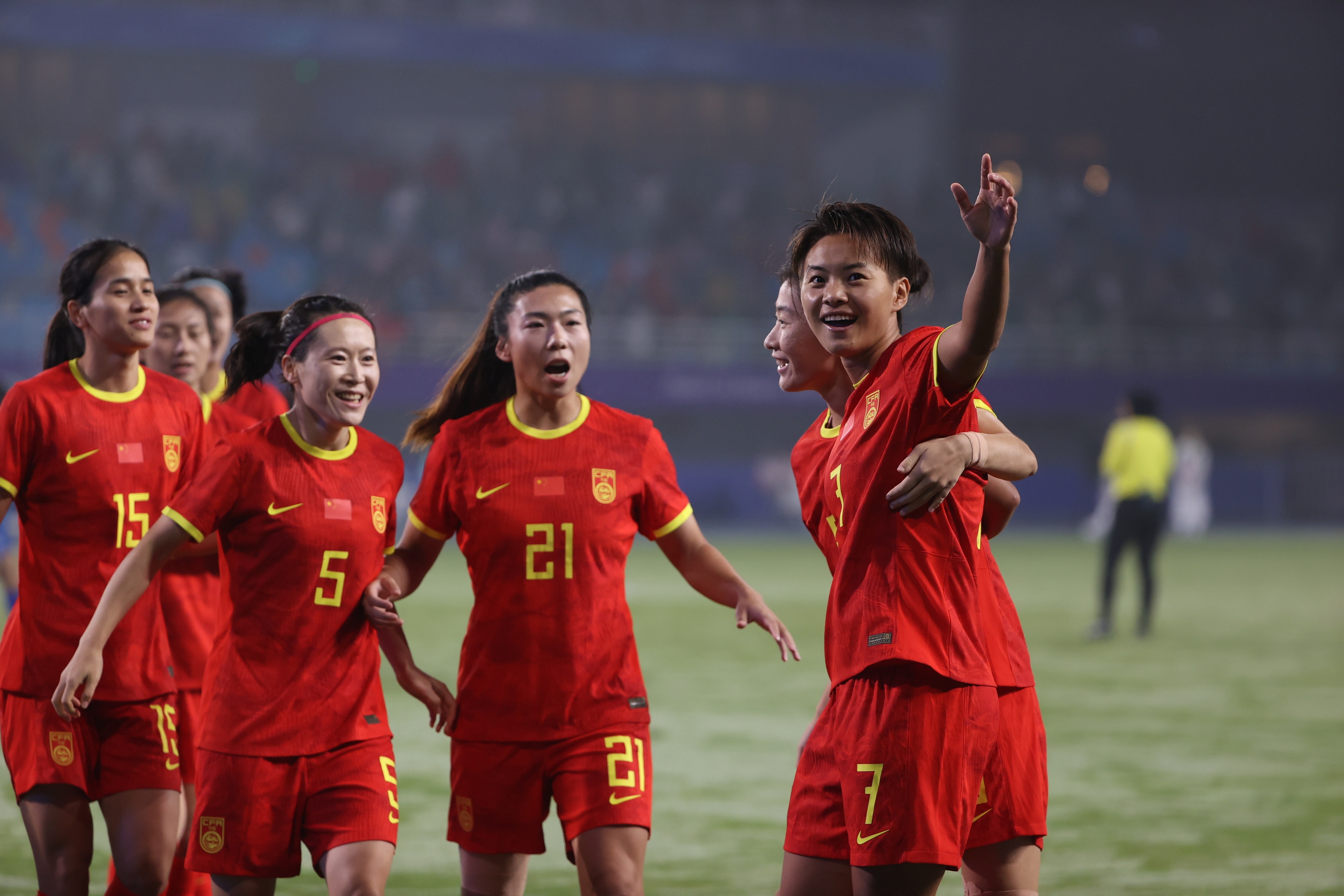 中国女足实力绝伦，势如破竹一骑绝尘